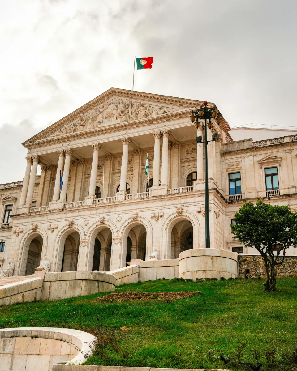 São Bento Palace, home of Portugal's parliament, in Lisbon